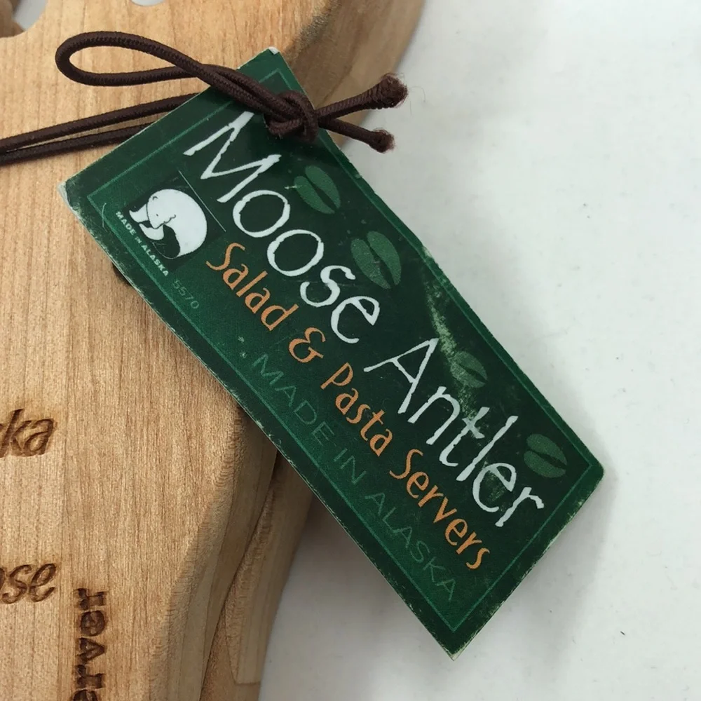 Moose Antler Salad and Pasta Servers